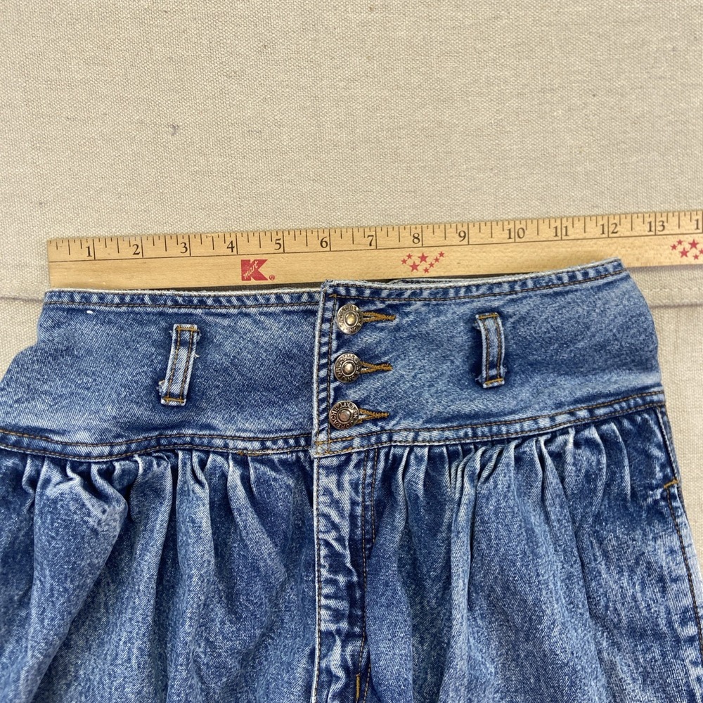 Vintage Jordache Jeans Womens 24 x 28 No Exit High Waisted Pleated Denim 80s 90s - Picture 4 of 7